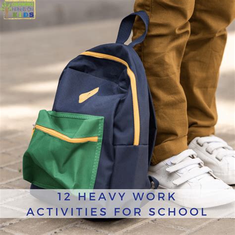 Heavy Work Activities For School Free Pdf Download For