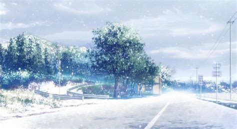 Anime Snow Scenery  3  Images Download
