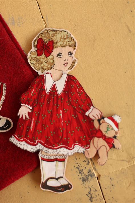 The Quilt Barn Fabric Christmas Paper Dolls