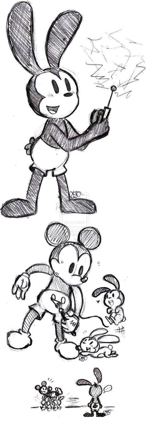 Oswald The Lucky Rabbit Coloring Pages