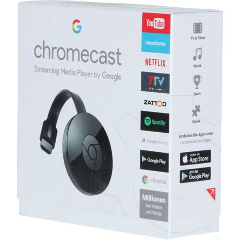 The inexpensive 2nd generation google chromecast is designed to mirror all kinds of digital content, including Google Chromecast HDMI Media Player 2. Generation - Medien ...