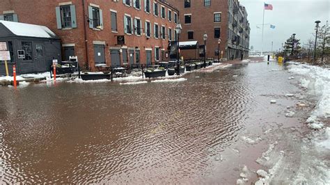 Live Updates Flooding Reported Along Mass Coastline Due To High Tides