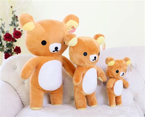 Big Kawaii Plush Toy 80cm Rilakkuma Plush Super Cute Japanese Stuffed