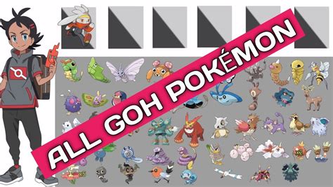 All Pokemon Of Goh Goh All Pokémon All Pokémon Goh Caught Pokémon Journey All Goh