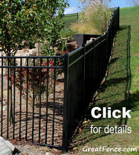 Installing an aluminum fence post is an easy job although it does take some hard work to complete the digging. You Can Install an Aluminum Fence in Almost Any ...