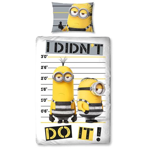 Minions Duvet Cover Bedding Sets Junior Single And Double Despicable