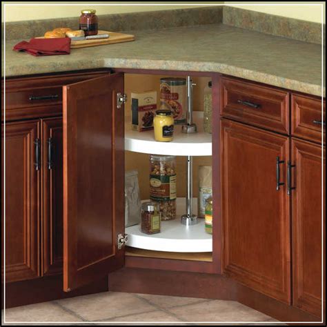 Nelson cabinetry explains that lazy susan cabinets were invented to solve a kitchen cabinetry problem. Lazy Susan Cabinet Effectively Completing the Storage ...