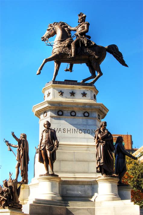 Virginia Washington Monument Capitol Square Richmond Va Flickr