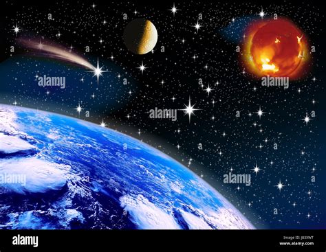 Space Universe Globe Planet Earth World Firmament Sky Shine Shines