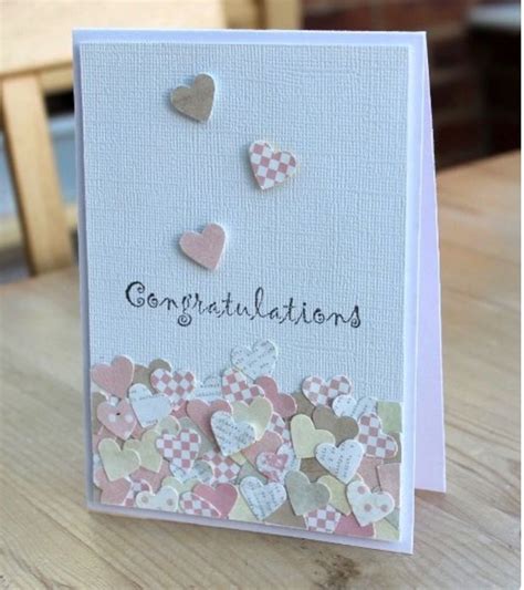 Congrats Wedding Cards Handmade Wedding Cards Simple Cards