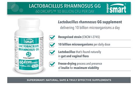 Supersmart Lactobacillus Rhamnosus Gg 10 Billion Cfu Probiotic