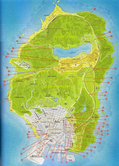 Gta 5 Walkthrough Guide Secrets And Easter Eggs Aerial Challenges In
