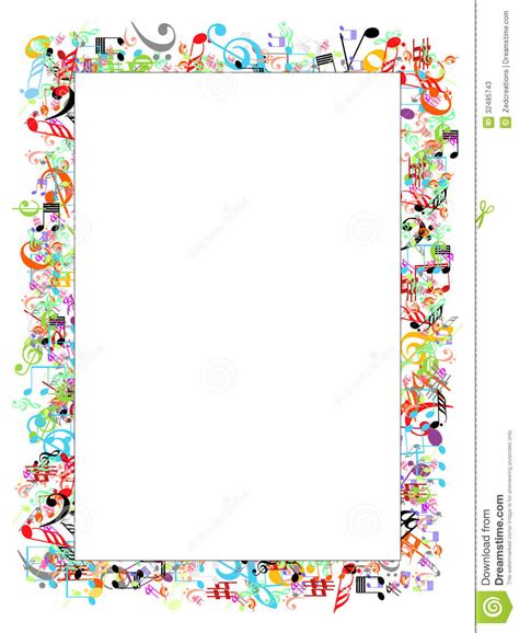Musical Borders Music Note Border Clipart Free Images