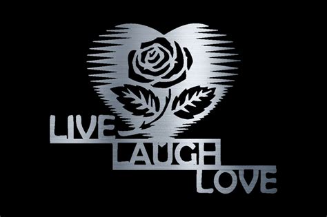 Live Laugh Love Dxf Svg Cdr File Vector For Grelly Usa