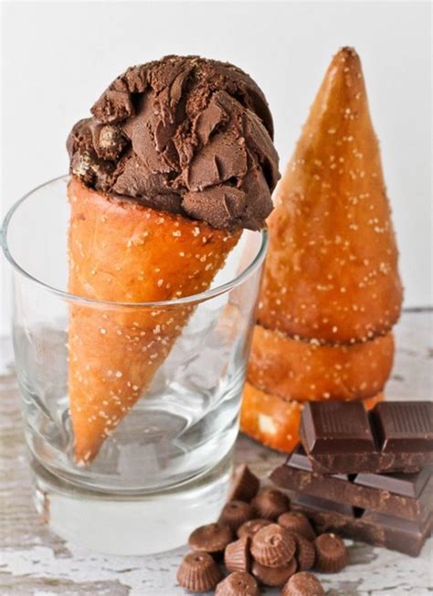 16 Ice Cream Cone Recipes With Images Pretzels Ice Cream Delicious