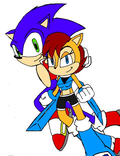Sb Sonic And Redesign Sally By Frostthehobidon On Deviantart