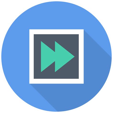 Forward Icon | Free Flat Multimedia Iconset | DesignBolts
