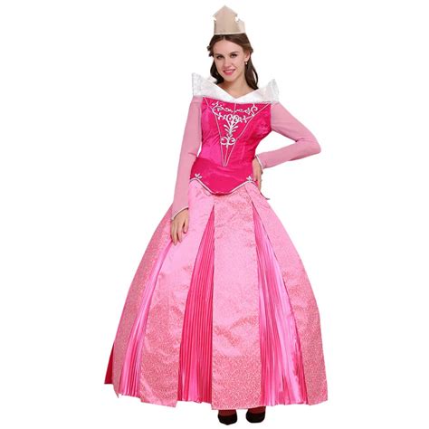 Sleeping Beauty Princess Aurora Dress Adult Womens Halloween Carnival
