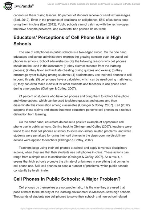 Use Of Cell Phones In Public Schools And Should Cell Phones Be Allowed In Public Schools 4166