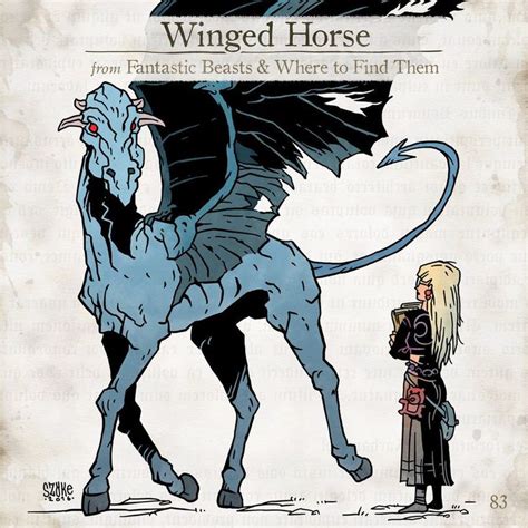 Winged Horse Winged Horse Fantastic Beasts Creatures Harry Potter