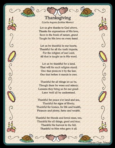 Religious Thanksgiving Poems And Quotes Quotesgram