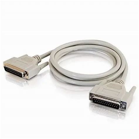 White 25 Pin Male To Male Serial Cable Length 25 M Rs 250 Pair