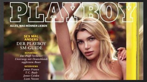 Modelo Transg Nero Estampa Capa Da Playboy Pela Primeira Vez