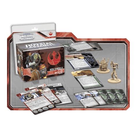Star Wars Imperial Assault Hera Syndulla And C1 10p Ally Pack Chaos Cards