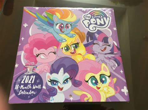 My Little Pony 2021 Calendar 16 Months Free Postage 552 Picclick