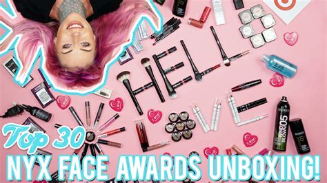 Nyx Face Awards Top 30 Unboxing Kristenleannestyle Youtube