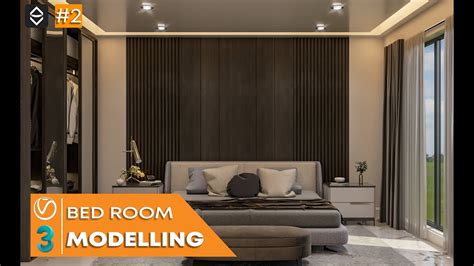 3ds Max Bedroom Modelling Tutorial 3ds Max Vray Bedroom Modelling