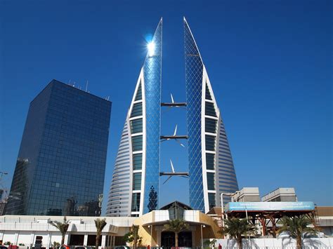 The project also aims to show the world that countries of the united arab emirates, known globally for its oil production, also have launched renewable energy. Bahrain World Trade Center - Manama, Bahrain Image