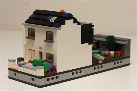 Lego Moc 4438 Microscale Town House Mini 2016 Rebrickable Build