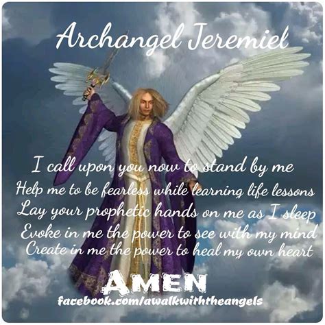 Archangel Jeremiel Prayer Healing Angels Prayers For Healing Angel
