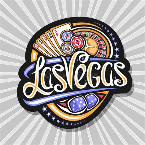 Vector Logo For Las Vegas Stock Vector Illustration Of Black 157392227