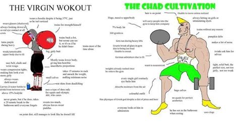 the virgin vs chad meme is taking over the entire internet