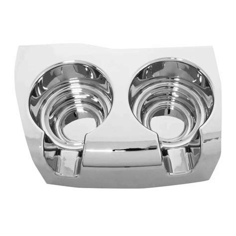 Cup Holder 2 Cup Chrome Console Top For 2006 And Up Kenworth W900 T800