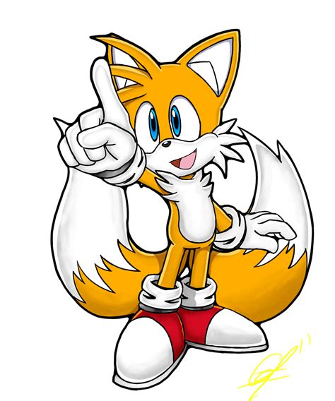 How To Draw Tails From Sonic The Hedgehog Peepsburghcom