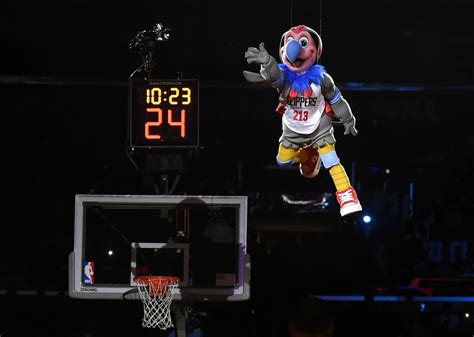 It looks even cooler in #courtvision mascot mode. LA Clippers unveil new mascot, Chuck the Condor: Internet ...