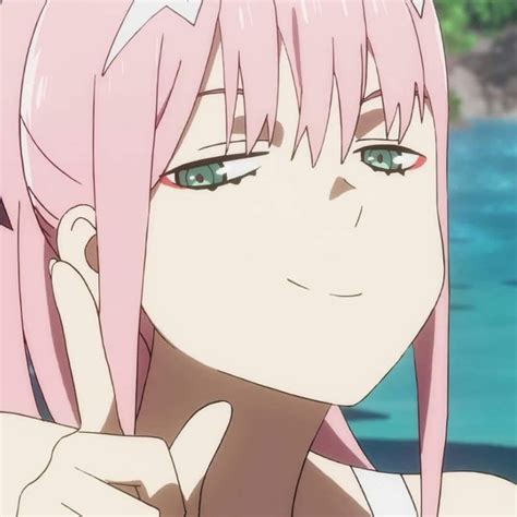 Zero two не в сети. Follow me♥. uploaded by 김태형 💫 on We Heart It em 2020 | Anime icons, Animes wallpapers