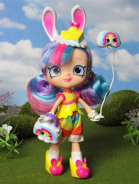 Rainbow Kate Wild Style Easter Bunny Shoppies Dolls Shopkins And
