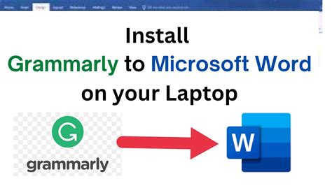 How To Add Grammarly To Microsoft Word Install How To Download