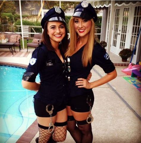 You'll likely have to shop for the accessories, like a fake cop badge and a large buckle belt. Easy cop costume | Halloween Costume Ideas | Halloween, Hot halloween costumes, Cop halloween ...