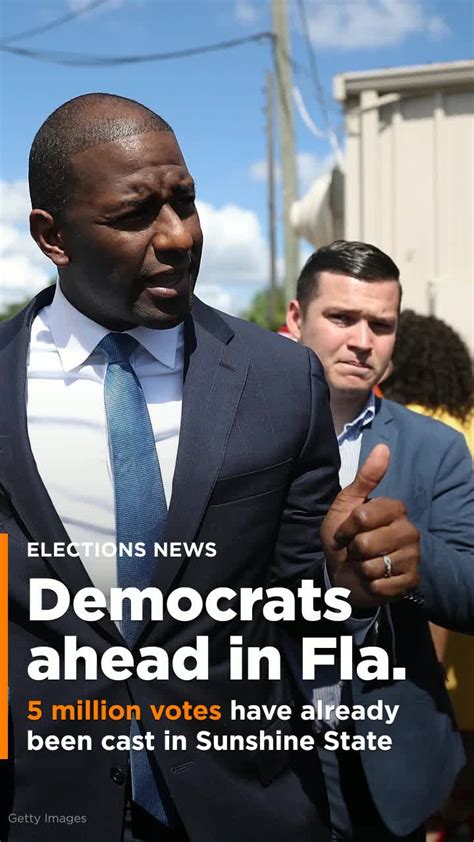 With 5 Million Votes Already Cast Democrats Lead In Florida
