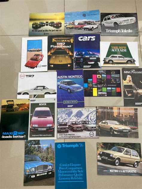 Brochurecataloghi Vintage Car Brochures Austin Mg Catawiki