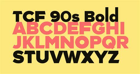 Tcf 90s Bold Free Font What Font Is