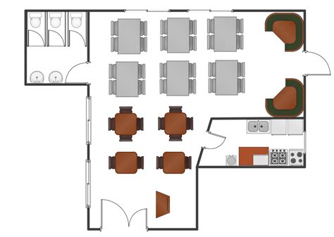 Small Restaurant Floor Plan Layout Floorplansclick