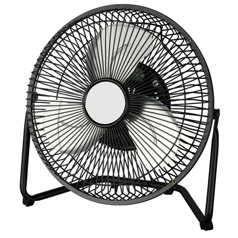 Cool Works Fe23 Ca 9 Black High Velocity Metal Fan With 2 Speed