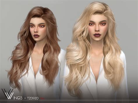 Leo Sims Wavy Hair Retextured Sims Hairs Hot Sex Picture