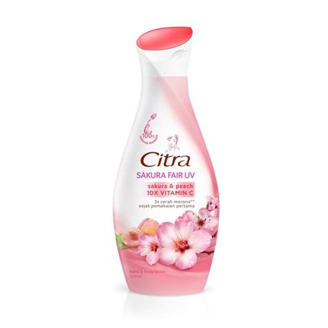 Citra Sakura Fair Uv Hand And Body Lotion 230ml Watsons Malaysia